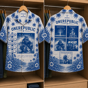 One Republic Tropical Hawaiian Shirt - Tropical Inpsired Hawaiian Shirt Iconic Album Cover