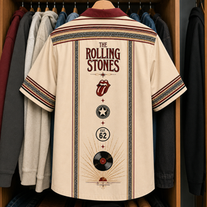 The Rolling Stone Luxury Design Hawaiian Shirt - Mexican Inpsired Hawaiian Shirt
