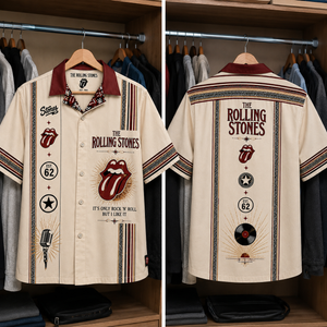 The Rolling Stone Luxury Design Hawaiian Shirt - Mexican Inpsired Hawaiian Shirt