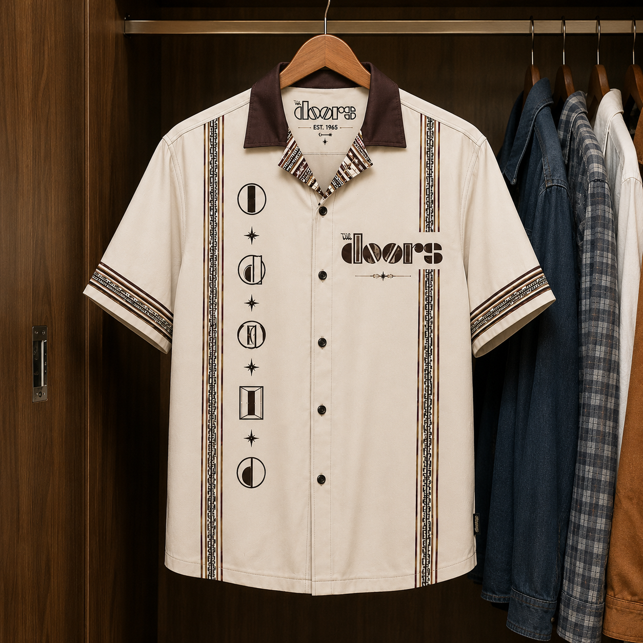 The Doors Luxury Design Hawaiian Shirt - Mexican Inpsired Hawaiian Shirt