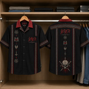 Slayer Luxury Design Hawaiian Shirt - Mexican Inpsired Hawaiian Shirt