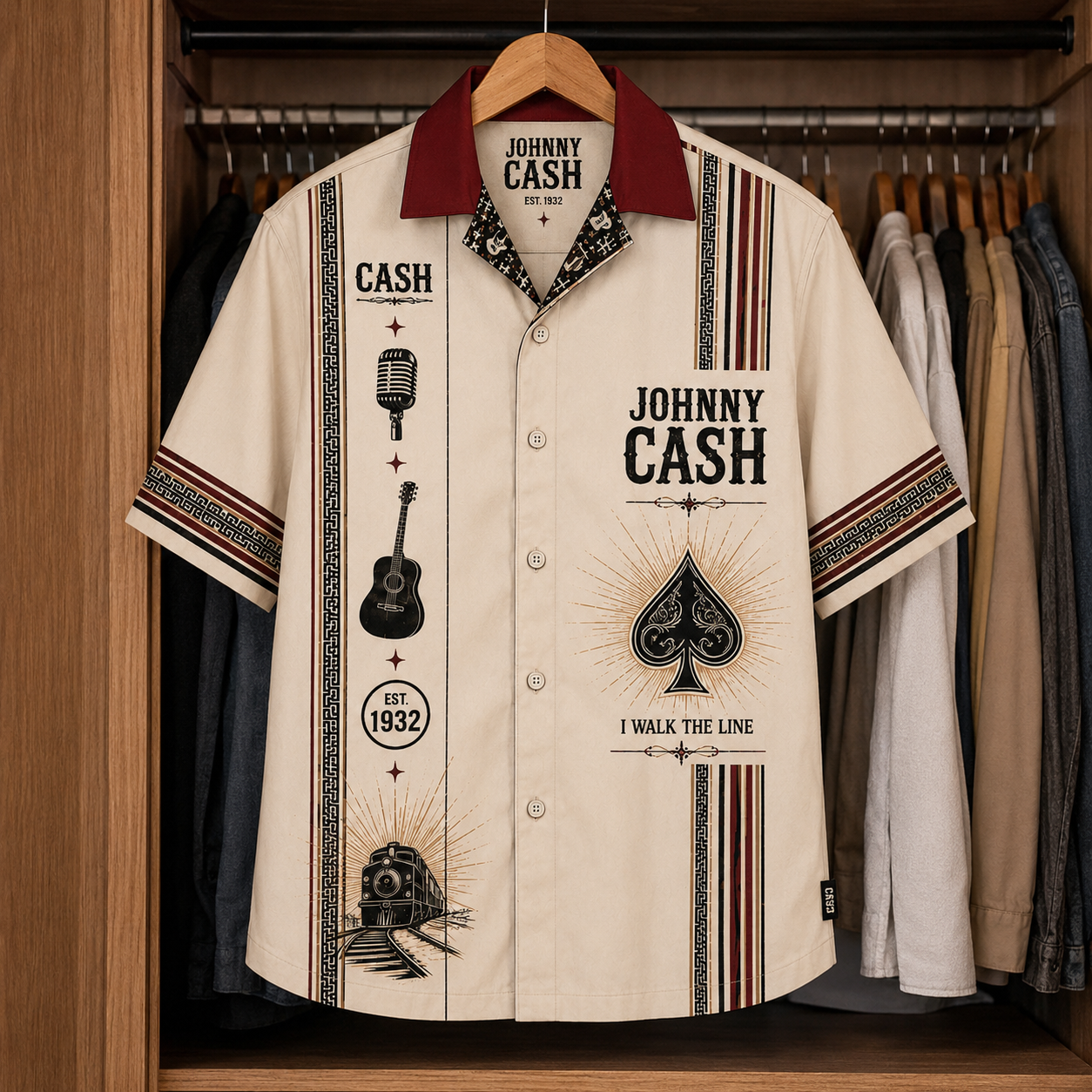The Clash Luxury Design Hawaiian Shirt - Mexican Inpsired Hawaiian Shirt White Version