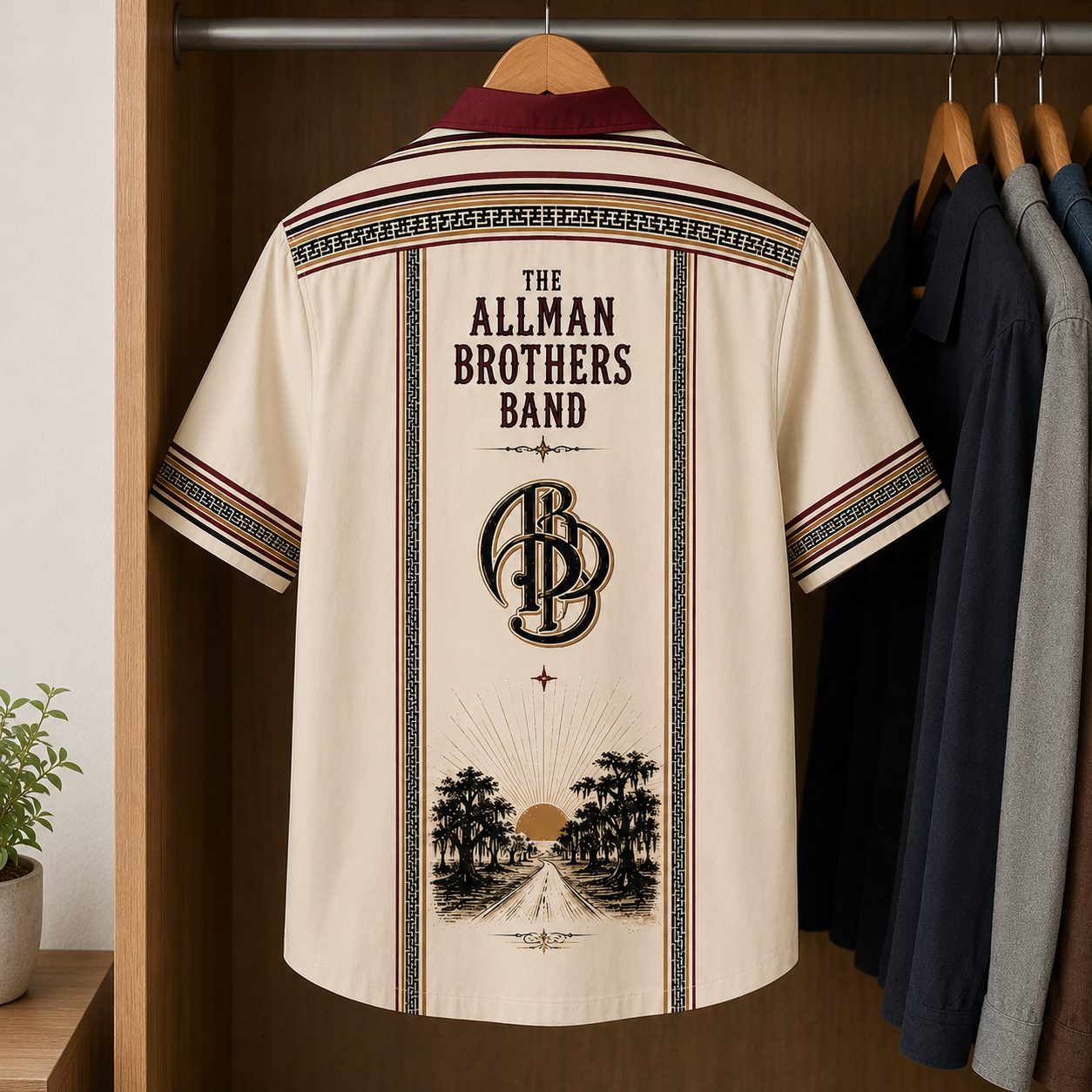 The Allman Brothers Band Luxury Design Hawaiian Shirt - Mexican Inpsired Hawaiian Shirt White Version