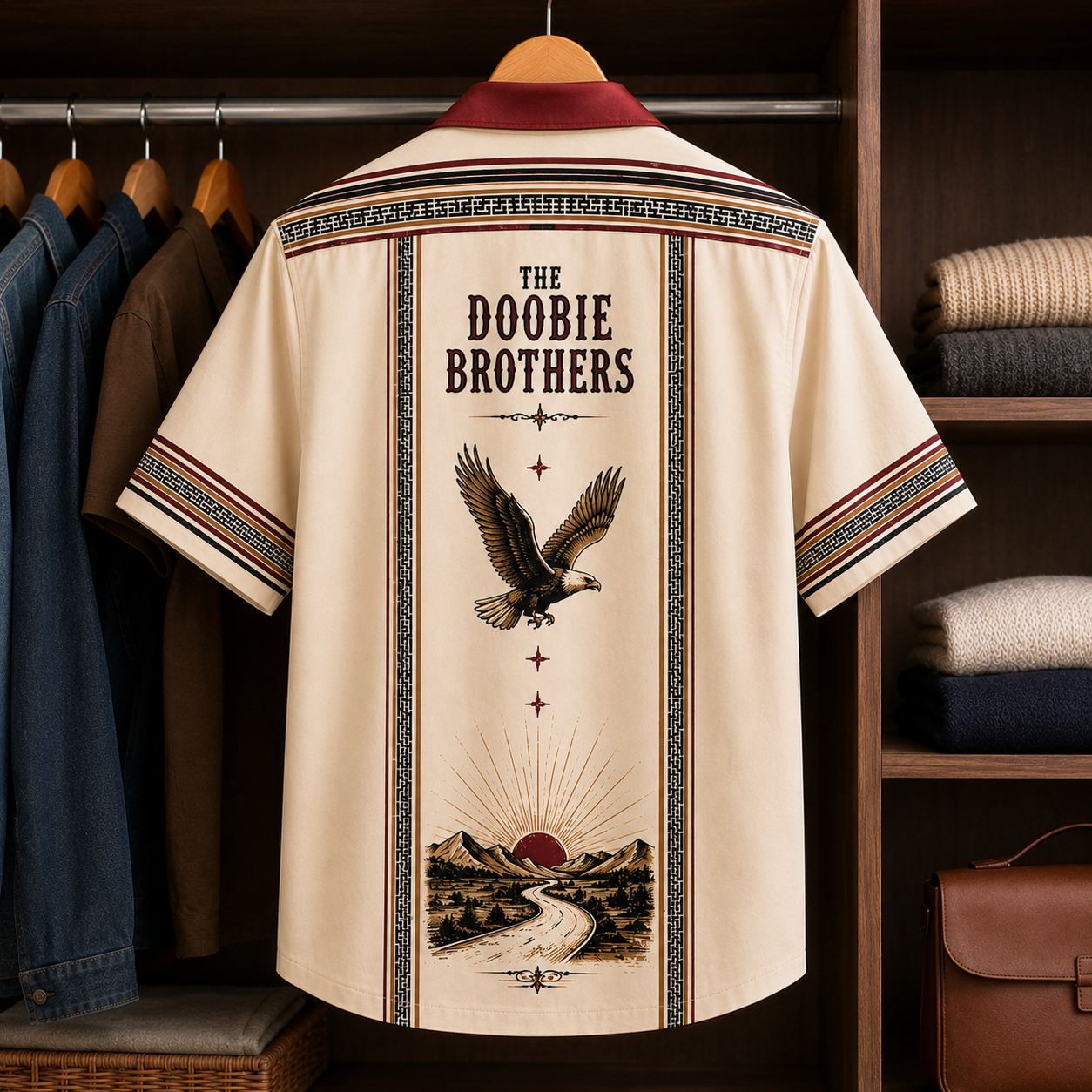 The Doobie Brothers Band Luxury Design Hawaiian Shirt - Mexican Inpsired Hawaiian Shirt White Version