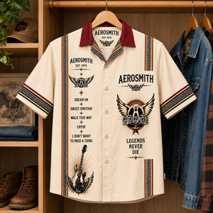Aerosmith Luxury Design Hawaiian Shirt - Mexican Inpsired Hawaiian