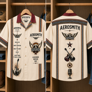 Aerosmith Luxury Design Hawaiian Shirt - Mexican Inpsired Hawaiian