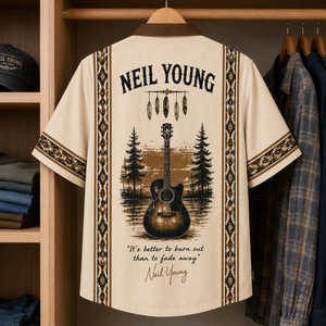 Neil Young Luxury Design Hawaiian Shirt - Mexican Inpsired Hawaiian