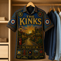 The Kinks Stained Glass Hawaiian Shirt - Unisex Button Up