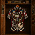 Cheap Trick Hawaiian Shirt - Stained Glass Budokan Rock Band AOP Button-Up Shirt