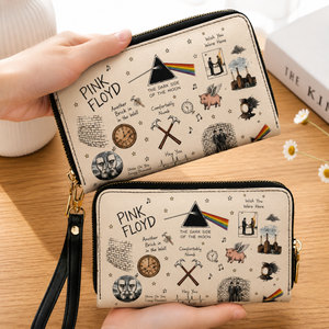 Pink Floyd Sketch Icon Handbag, Tote Bag and Wallet Set, Dark Side of the Moon Classic Rock Accessories, Pink Floyd Fan Gift