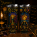 The Doors 20oz & 40oz Stained Glass Stainless Steel Tumbler Psychedelic Rock Travel Mug With Lid and Straw