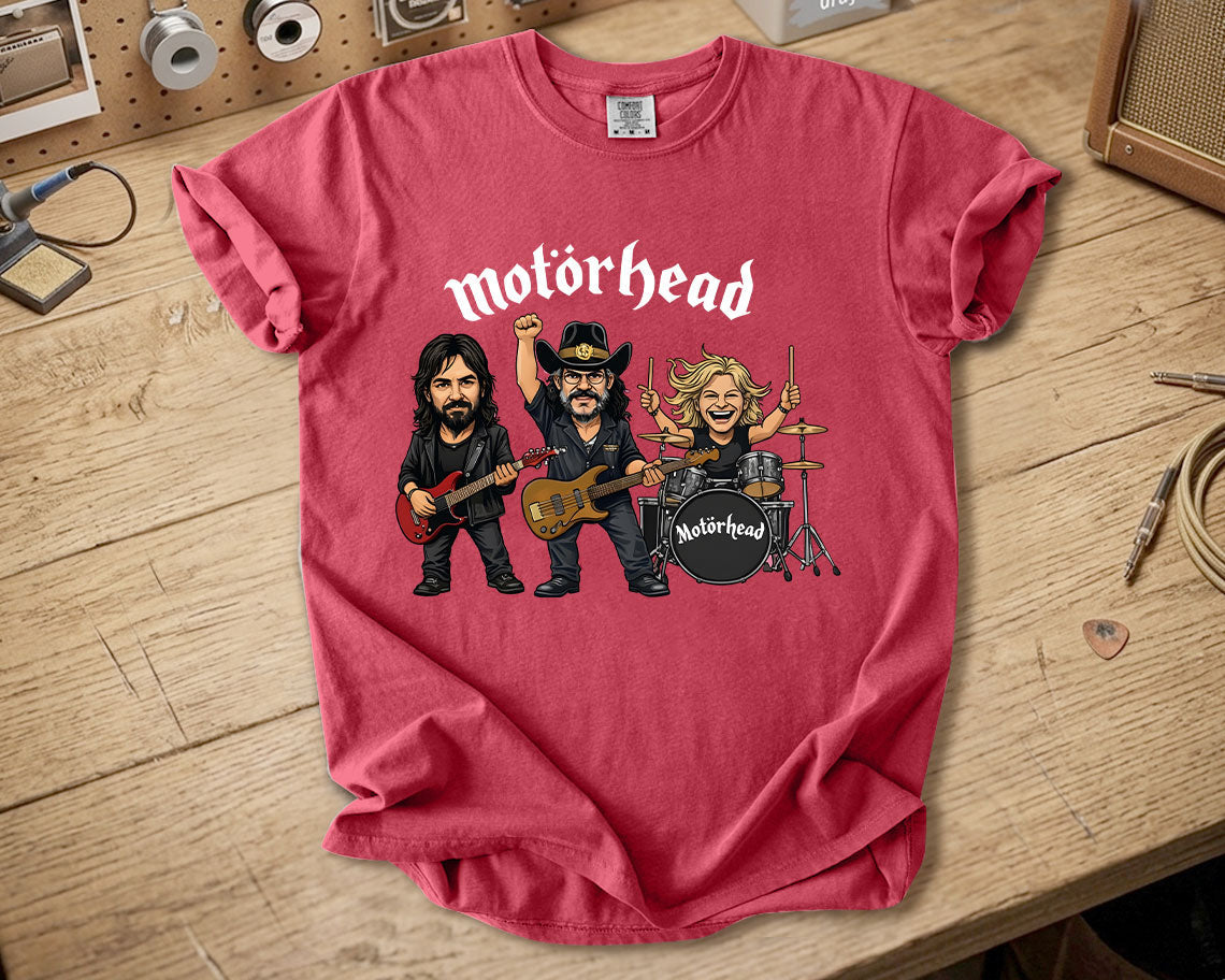 Motörhead Comfort Colors Tee Lemmy Kilmister Band Members Tribute Classic Rock Shirt