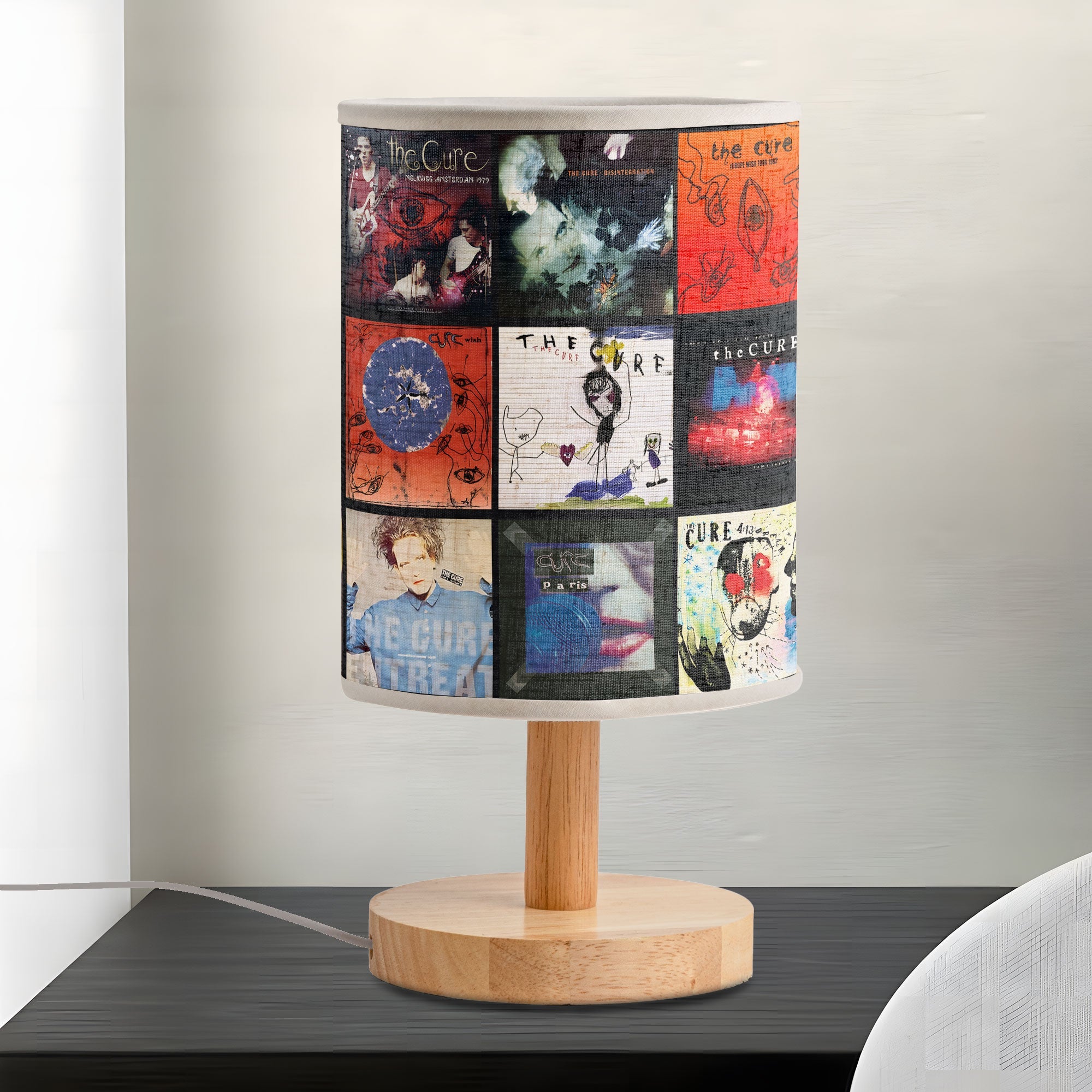 The Cure Album Art Fabric Lamp