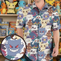 Ghost Friends Pokemon Hawaiian Shirt