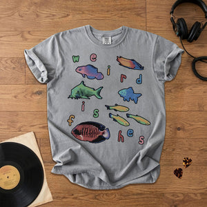 Weird Fishes Radiohead Comfort Tee Space & Retro Rock Inspired Graphic Shirt