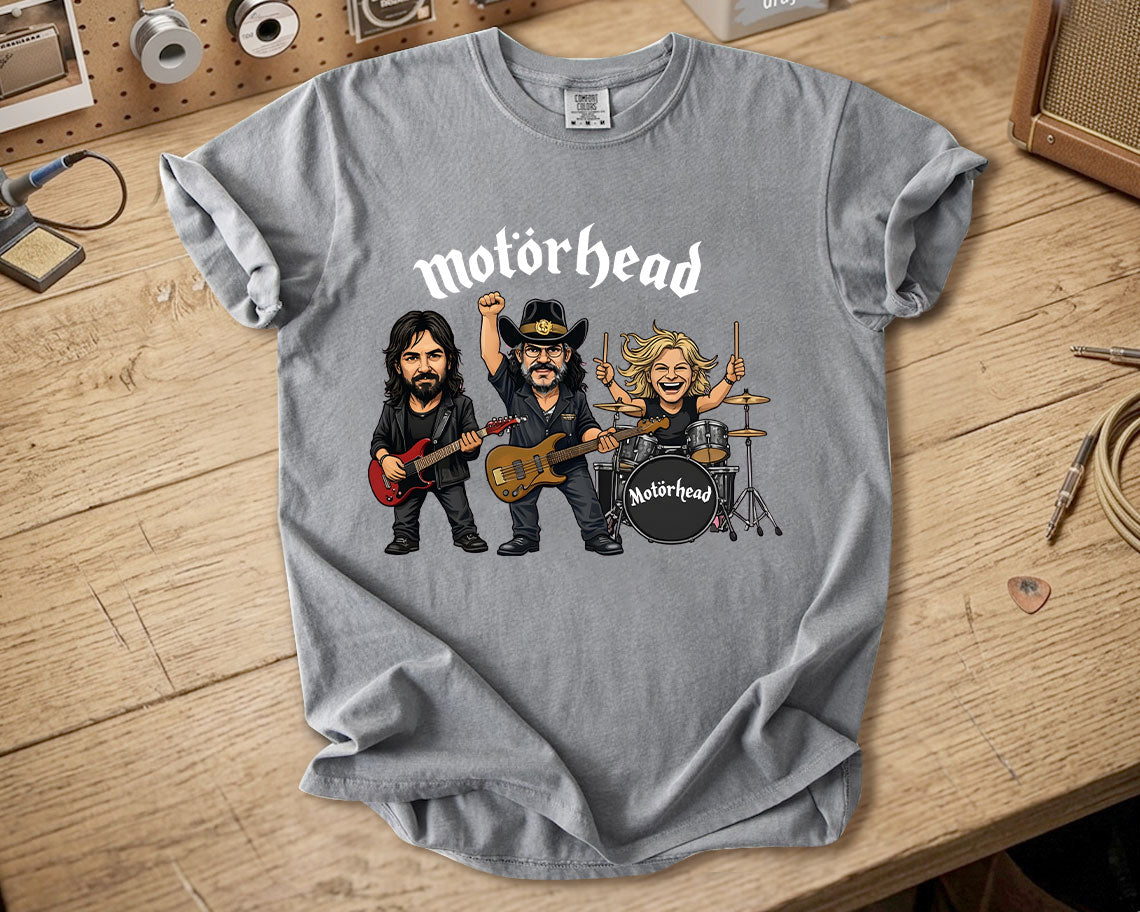 Motörhead Comfort Colors Tee Lemmy Kilmister Band Members Tribute Classic Rock Shirt