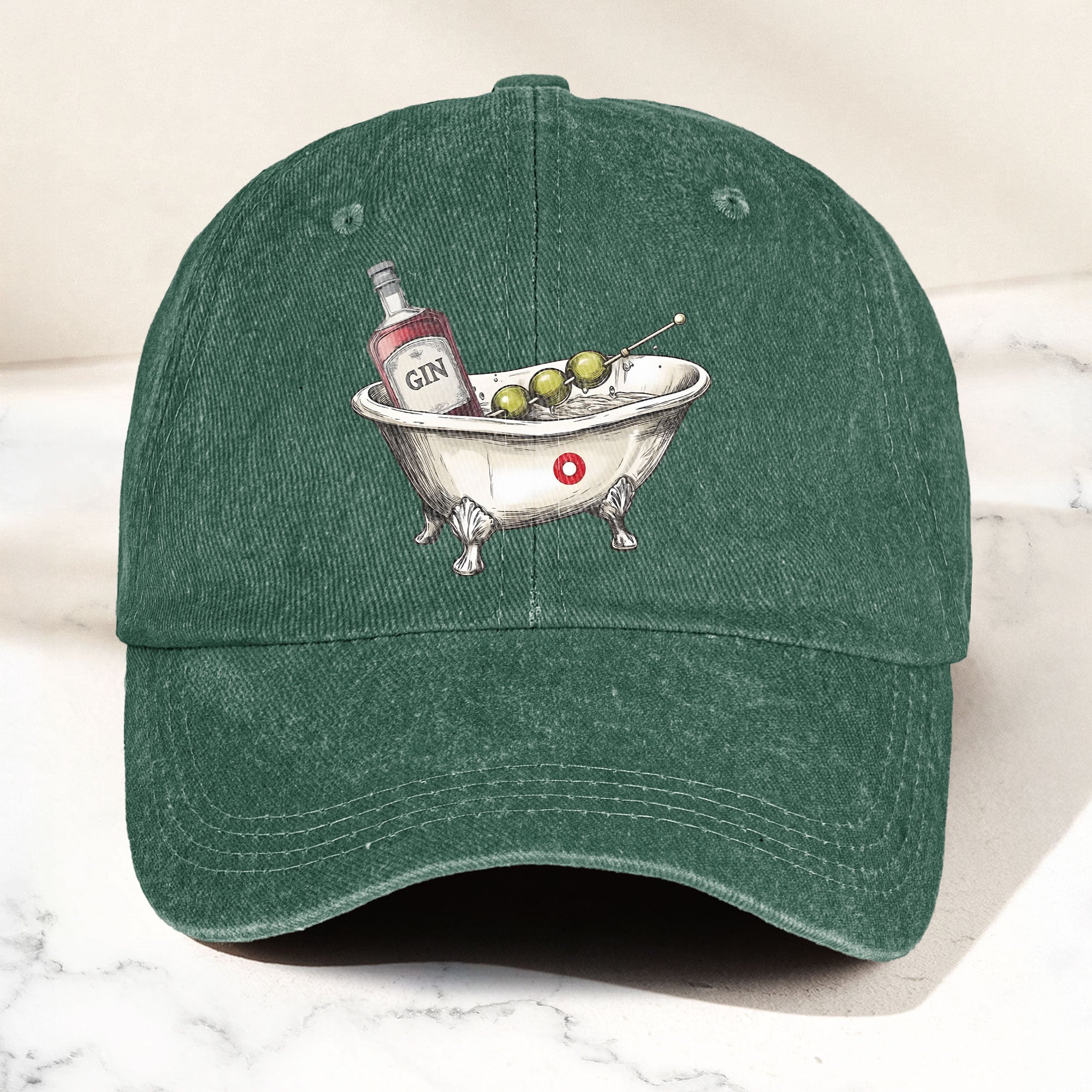 Phish Bath Tub Gin Denim Cap Retro Music Fan Merch Cap Gift For Dad (With Box)
