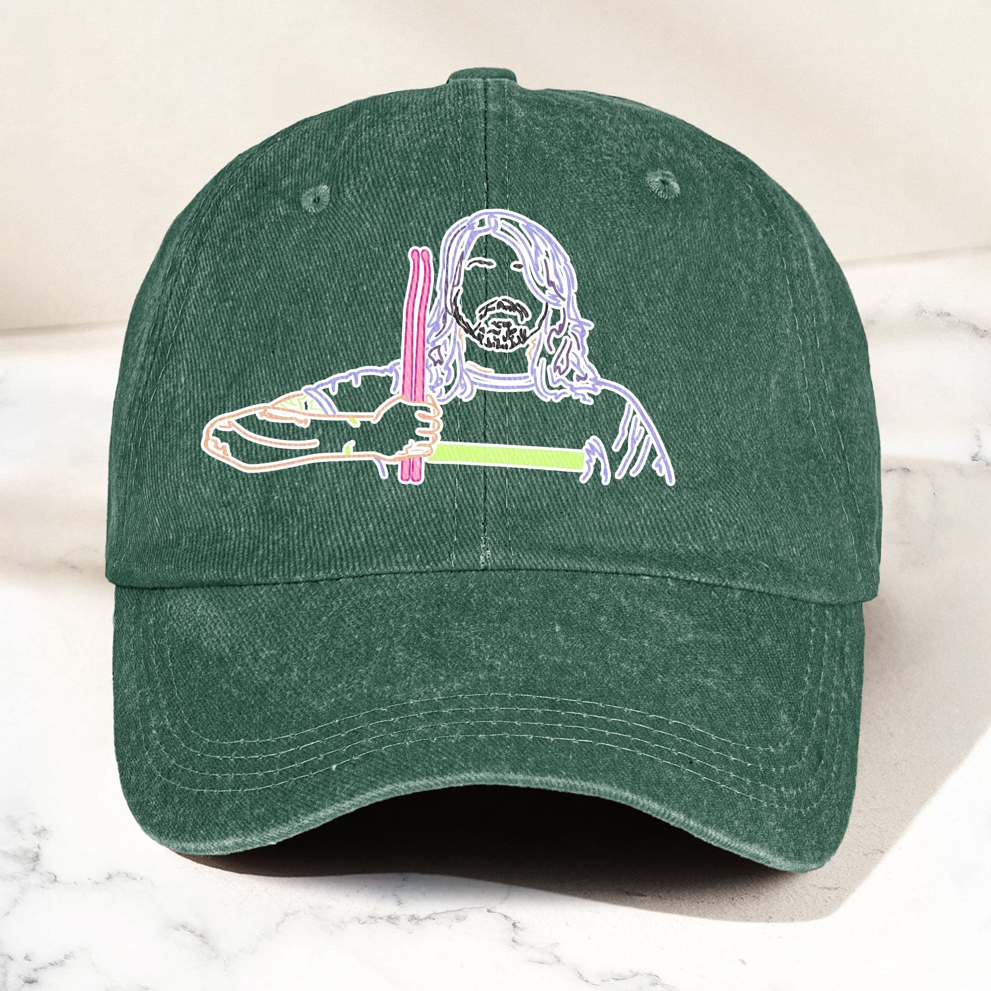 Dave Grohl Denim Cap Retro Foo Fighters Merch Gift for Dad (With Box)