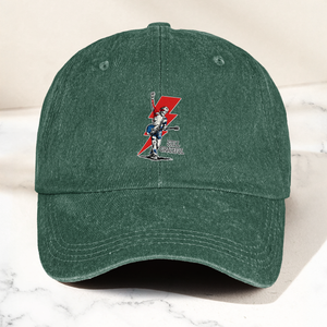Still Grateful Lightning Guitar Dad Hat Vintage Rock Spirit Cap