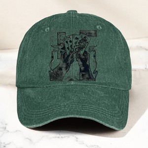 Billy Strings BMFS Playing Cards Woodcut Graphic Music Merch Denim Cap Retro Vintage Dad Cap Gift For Dad (With Box)