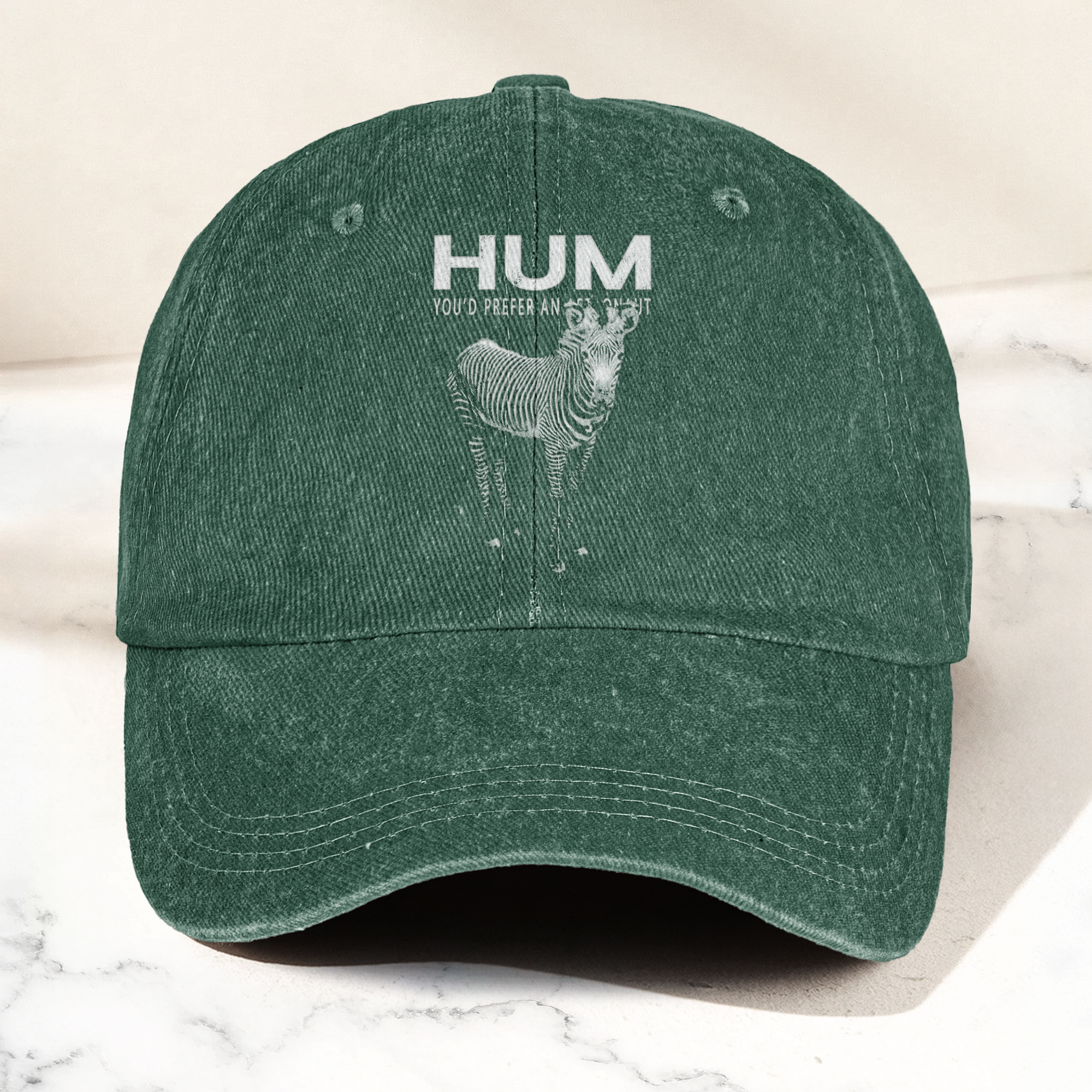 Hum You’d Prefer An Astronaut Vintage Dad Hat Indie Rock Washed Cotton Cap Gift For Dad (With Box)