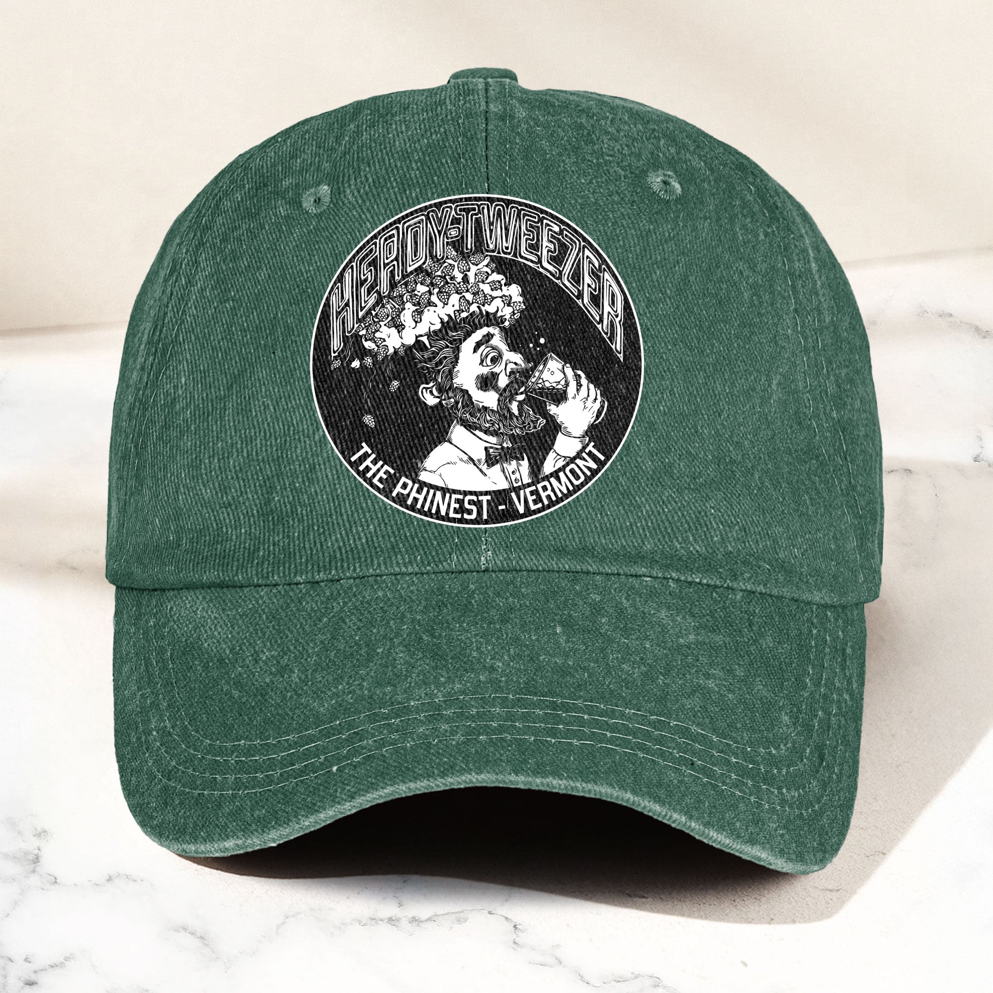 Heady Tweezer Phish Band Denim Cap Retro Rock Music Merch Cap Gift For Dad (With Box)