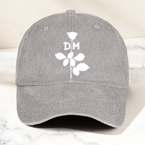 Depeche Mode Rose Denim Cap Retro Depeche Mode Tribute Merch Dad Hat (With Box)