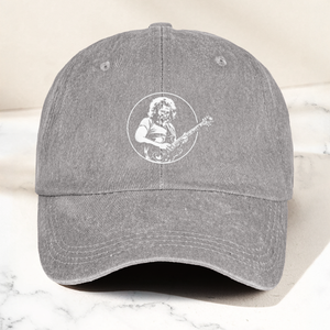 Jerry Style Guitarist Dad Hat Vintage Jam Band Tribute Cap