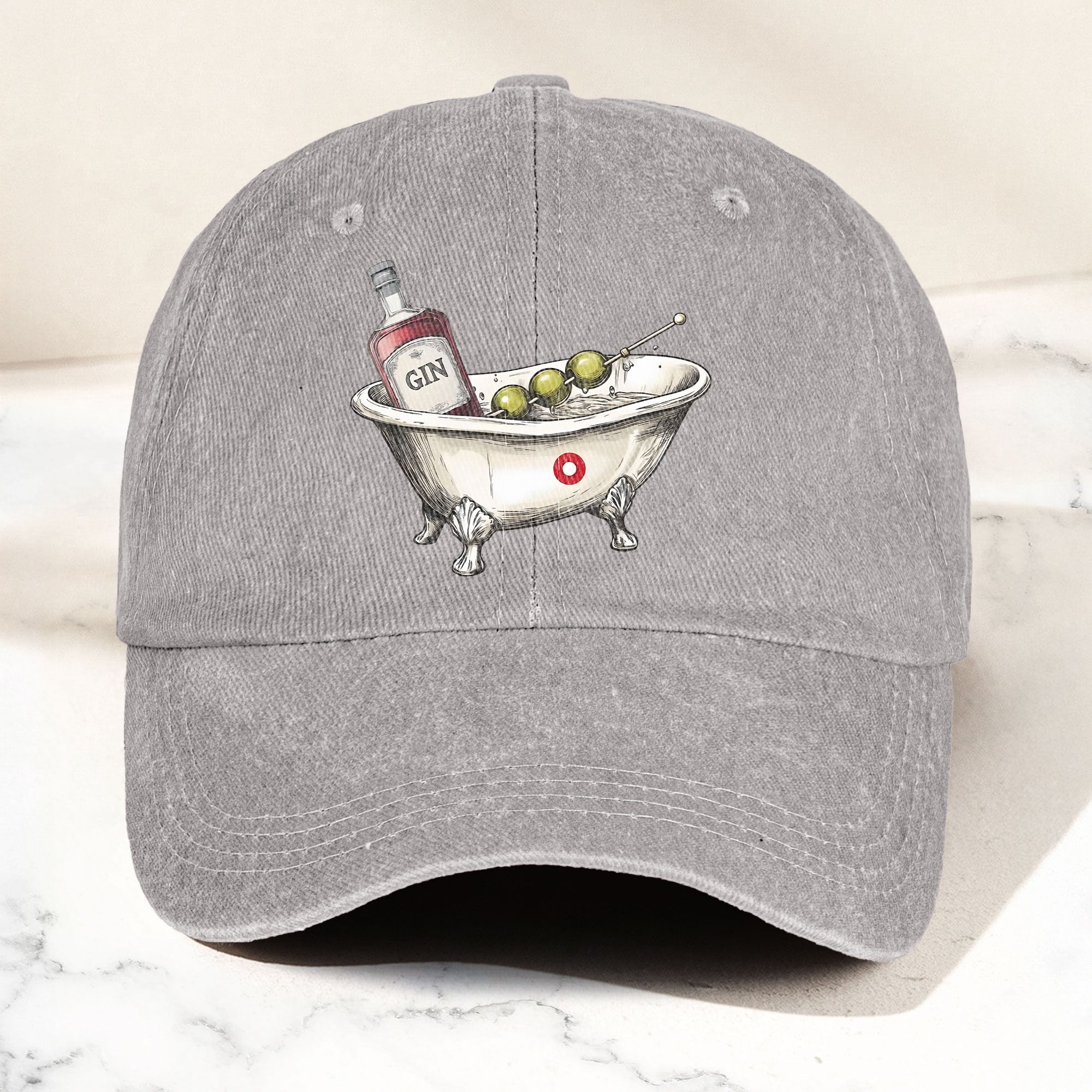 Phish Bath Tub Gin Denim Cap Retro Music Fan Merch Cap Gift For Dad (With Box)