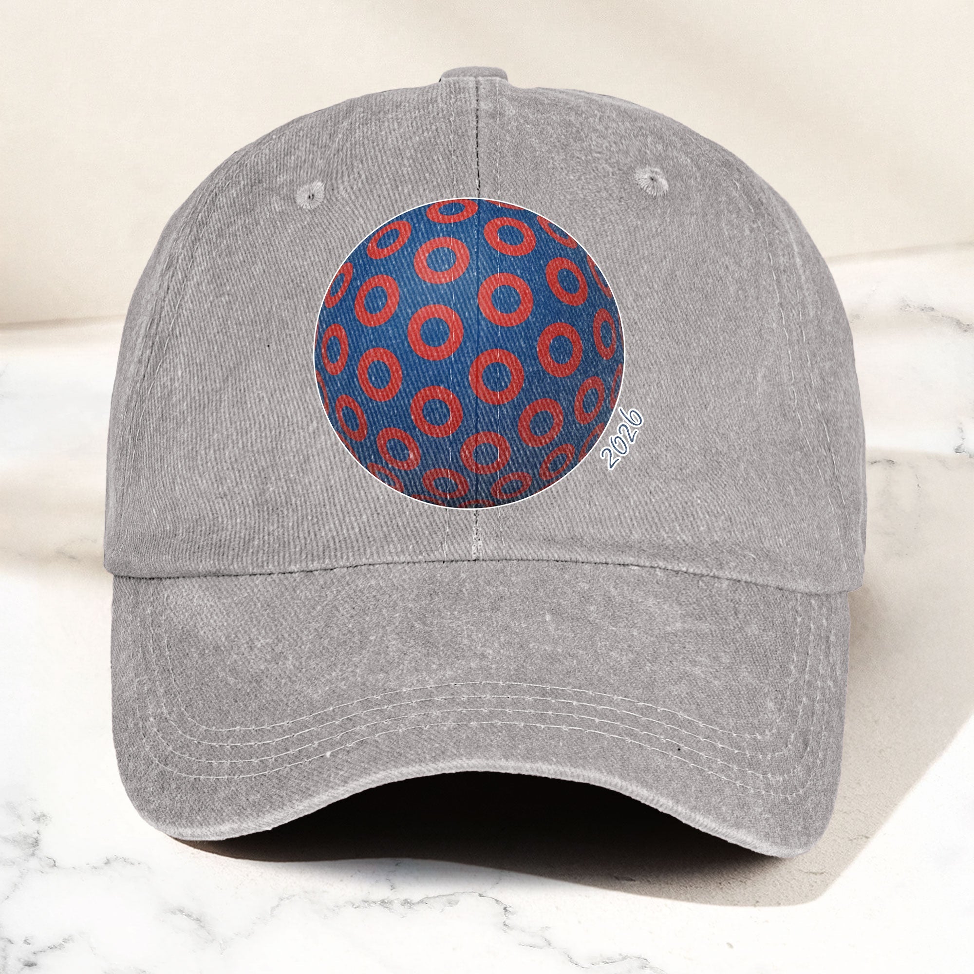 Phish Donut Holographic Denim Cap Retro Music Phish Cap Gift For Dad (With Box)
