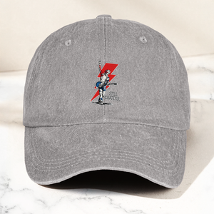 Still Grateful Lightning Guitar Dad Hat Vintage Rock Spirit Cap