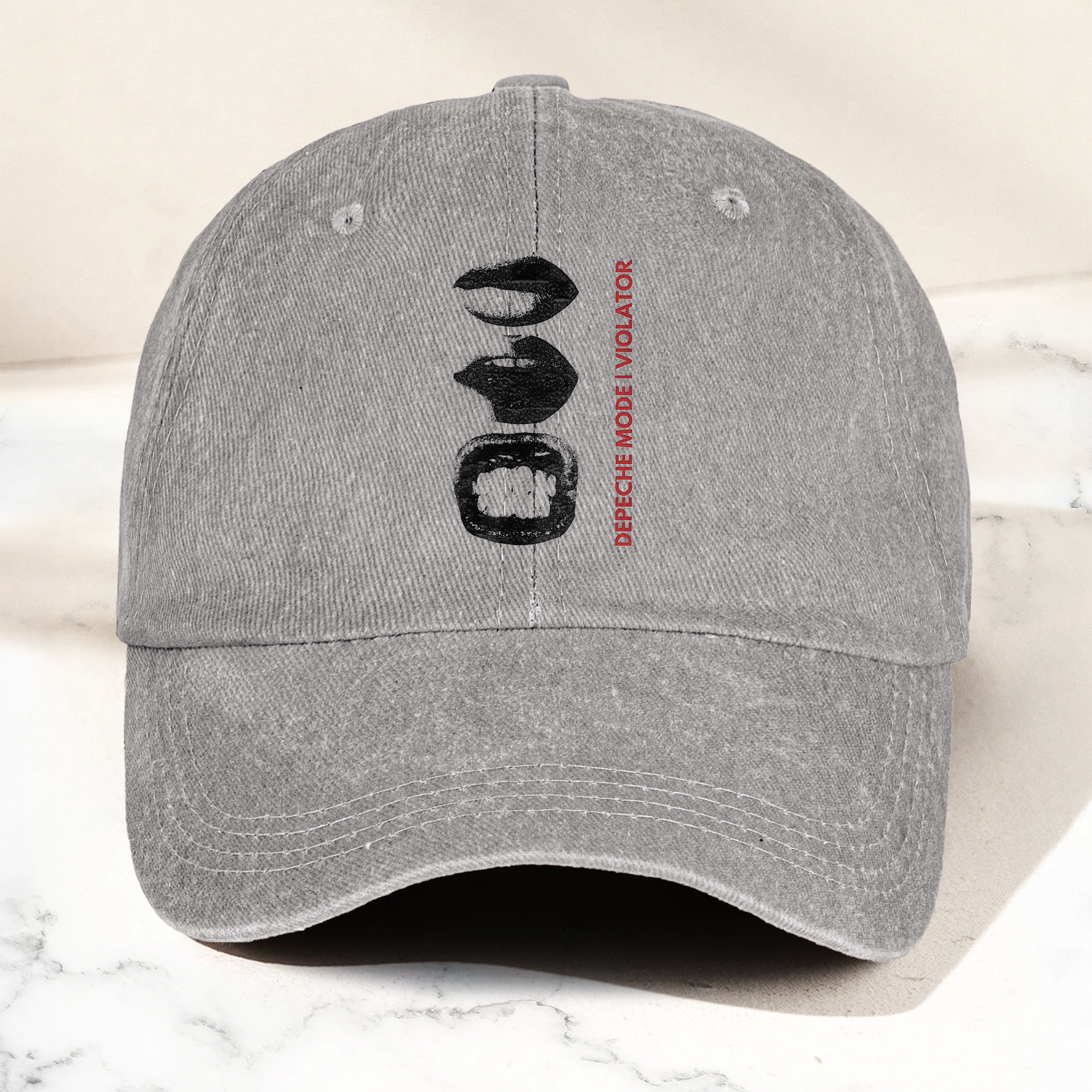 Depeche Mode Violator Denim Cap Vintage Depeche Mode Band Merch Gift for Dad (With Box)