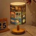 Def Leppard Album Cover Collage Table Lamp Rock Band Home Decor