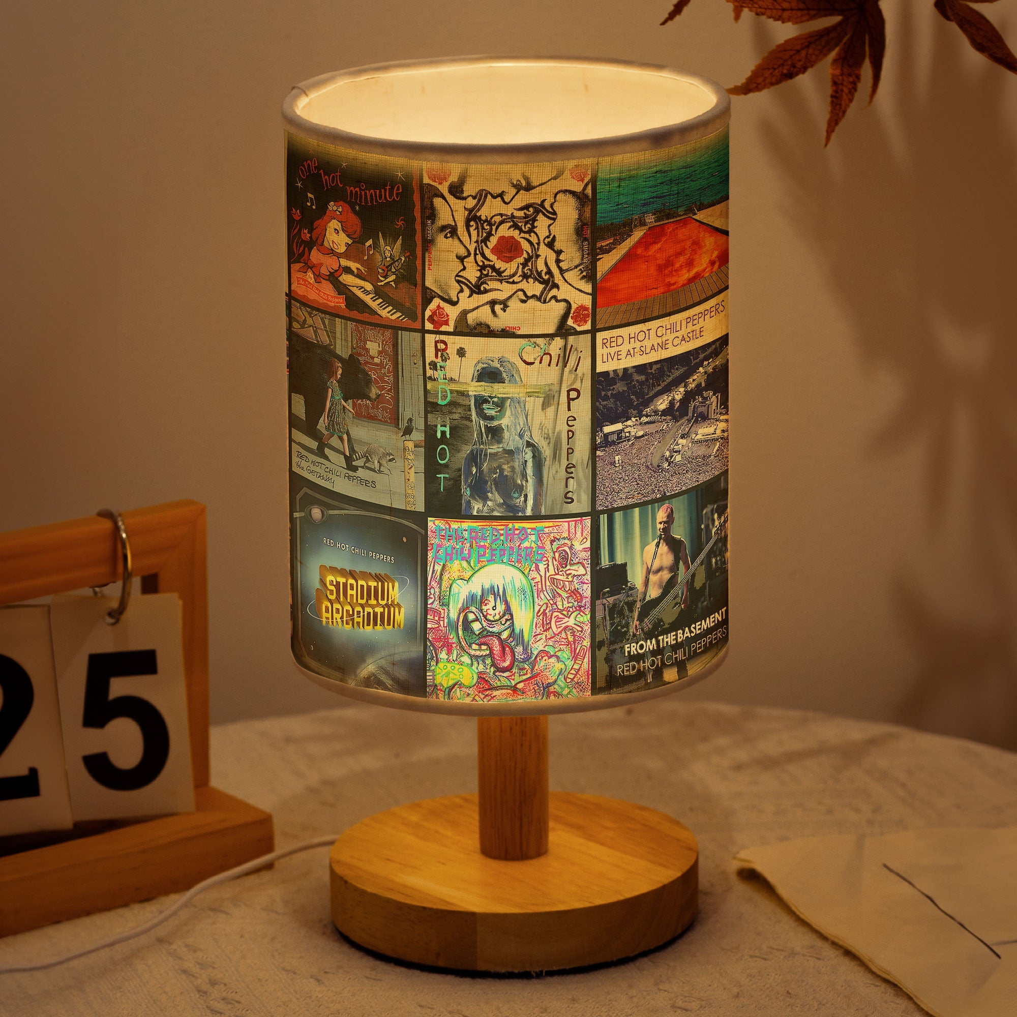 Red Hot Chili Peppers Album Cover Lamp Funk Rock Music Night Light