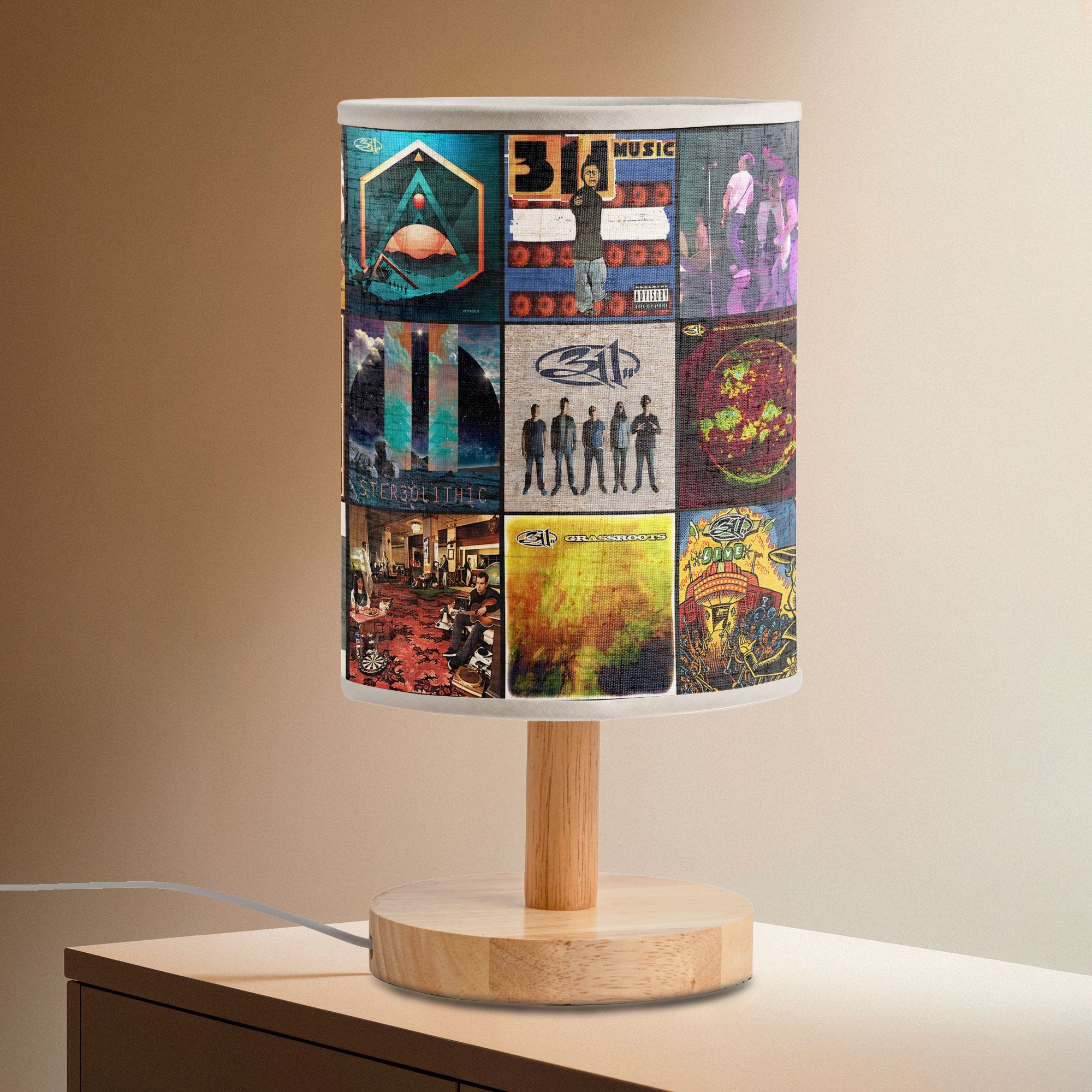311 Album Cover Lamp Alternative Rock Reggae Fusion Night Light
