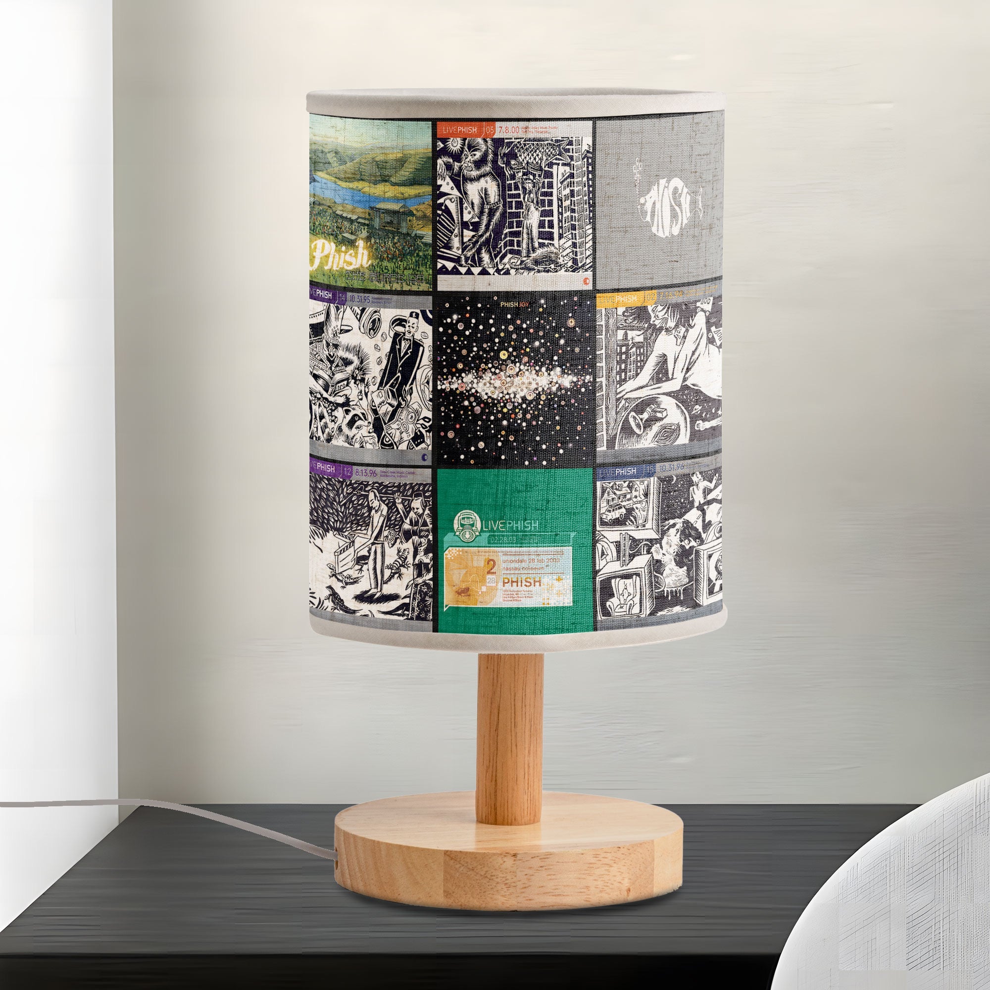 Phish Album Cover Lamp Jam Band Music Fan Table Light