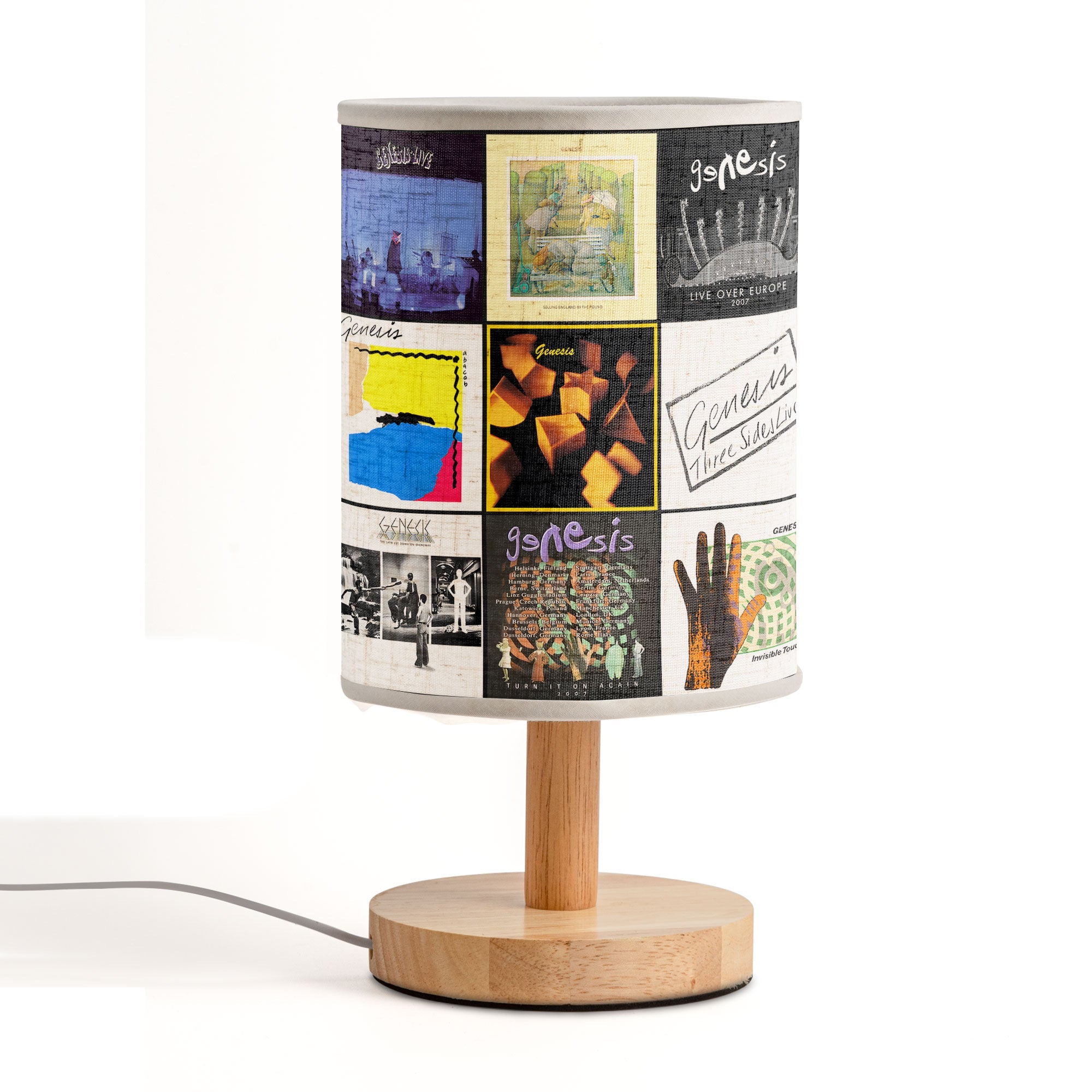 Genesis Album Cover Table Lamp Progressive Rock Inspired Décor