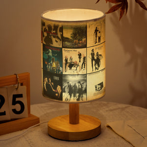 Fleetwood Mac Album Cover Table Fabric Lamp Classic Rock Collector’s Piece