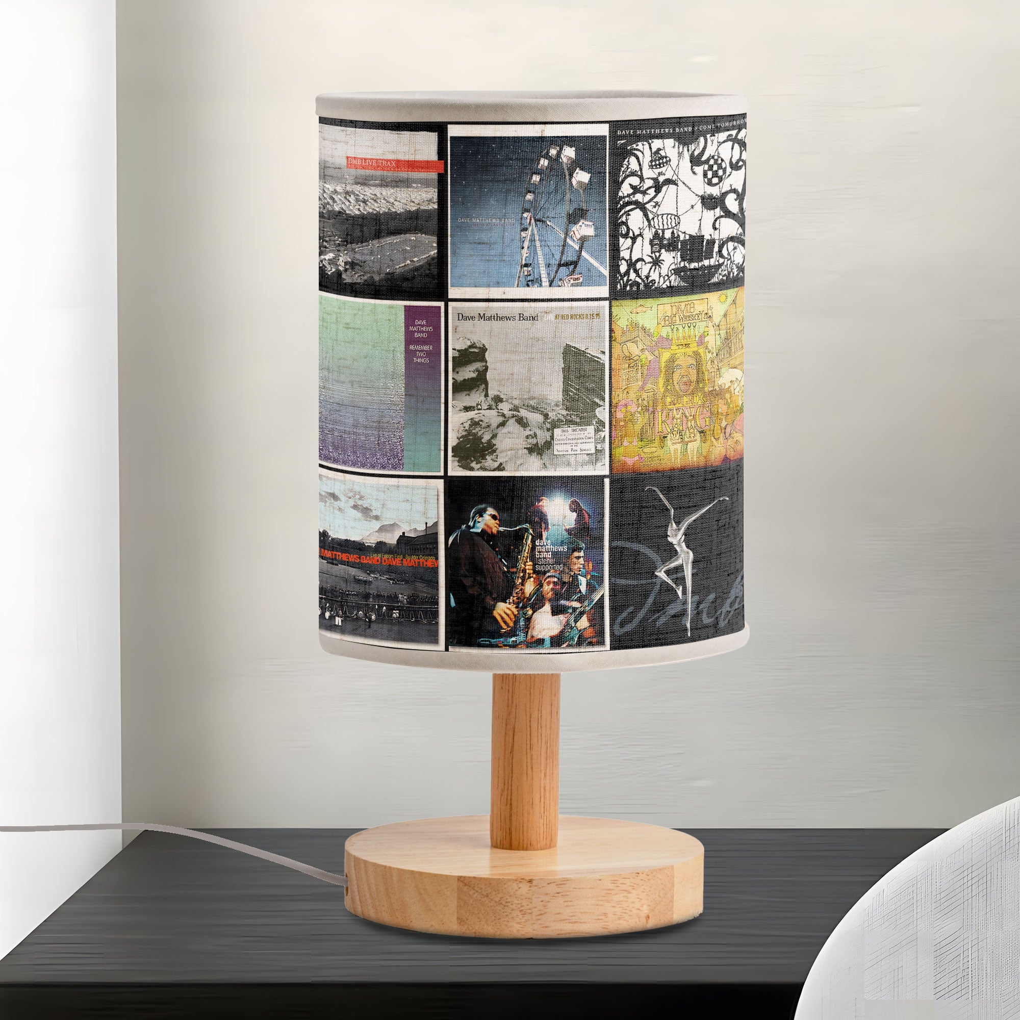Dave Matthews Band Album Cover Lamp Rock Music Fan Table Light