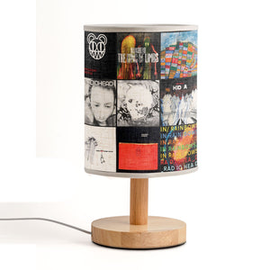 Radiohead Album Cover Fabric Lamp Alternative Rock Fan Table Light