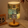 Elton John Album Cover Fabric Lamp Legendary Pop Rock Table Light