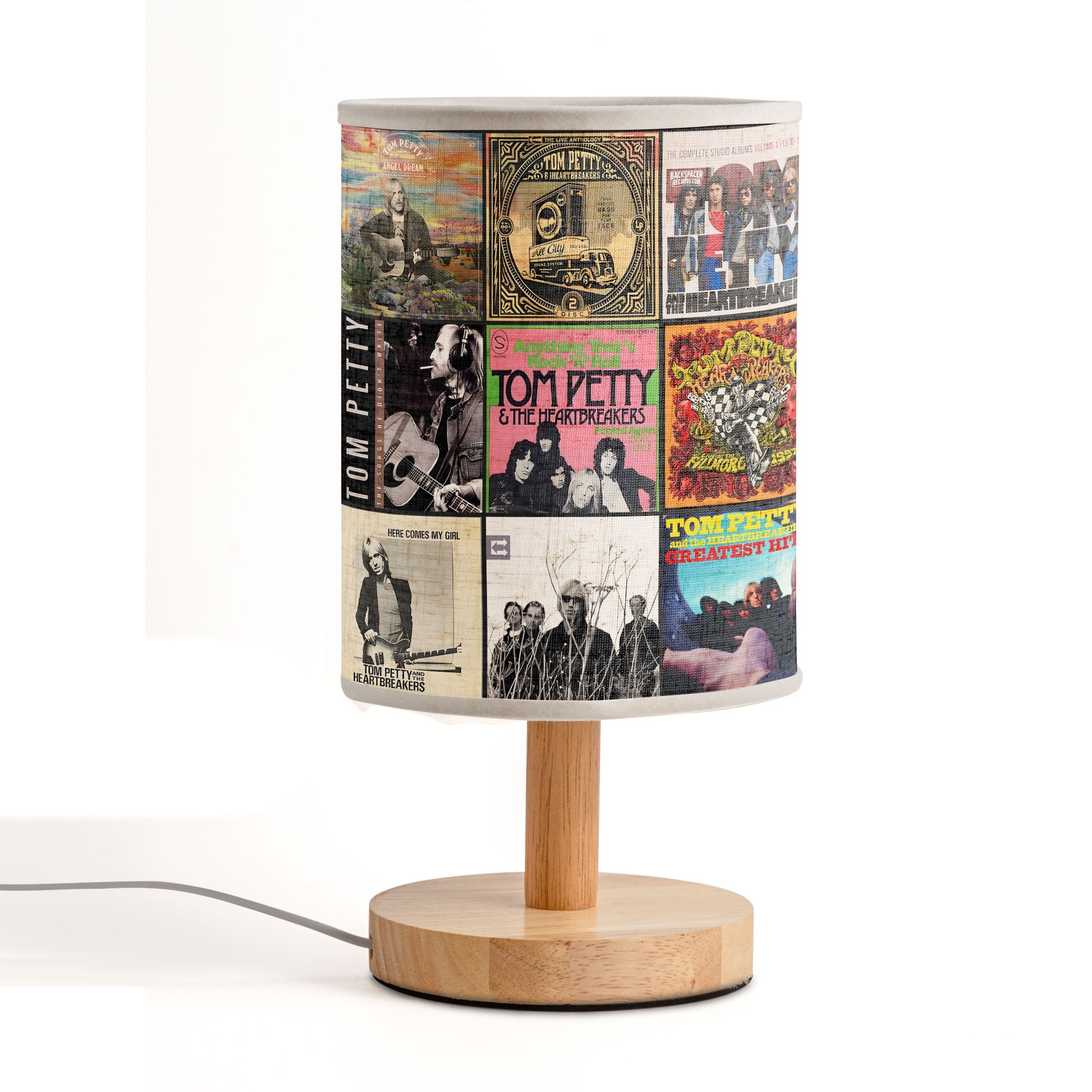 Tom Petty Album Cover Lamp Classic Rock Americana Table Light