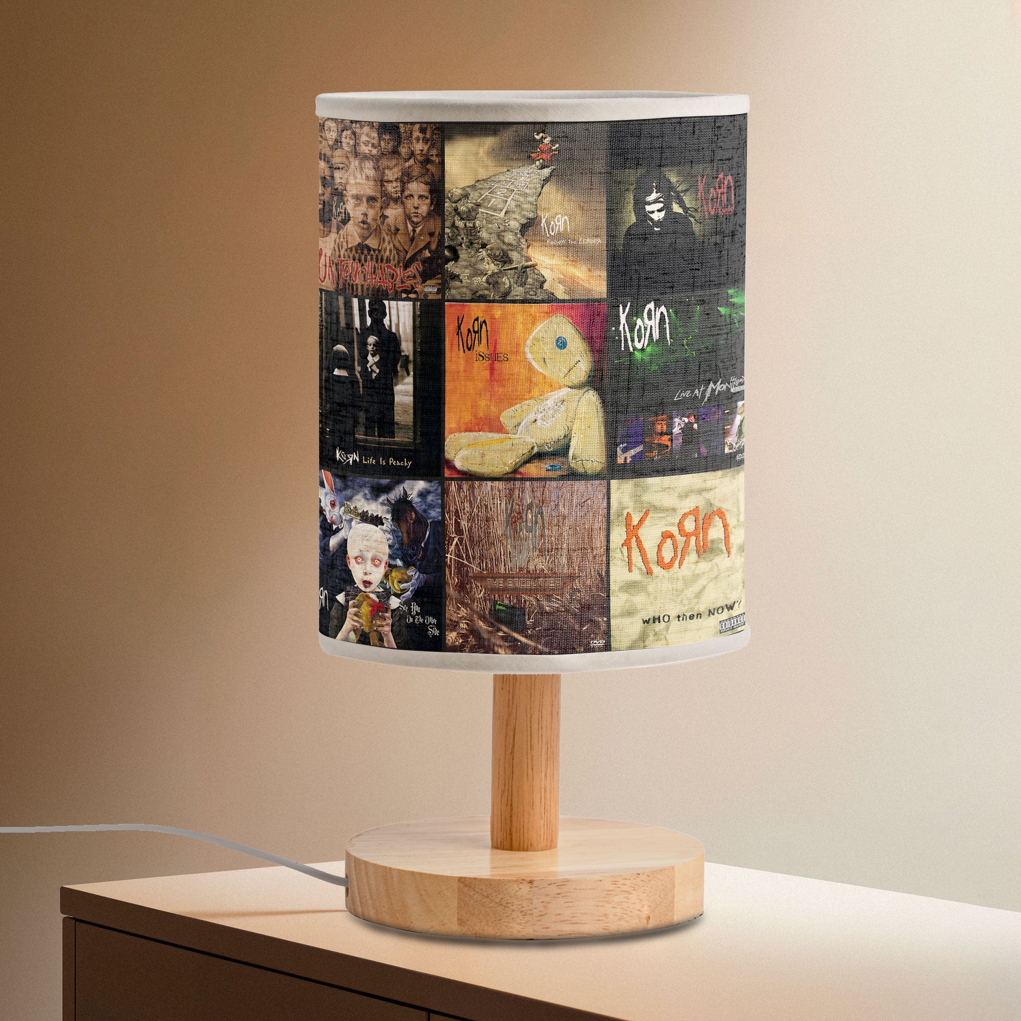 Korn Album Cover Lamp Rock Music Inspired Home Decor