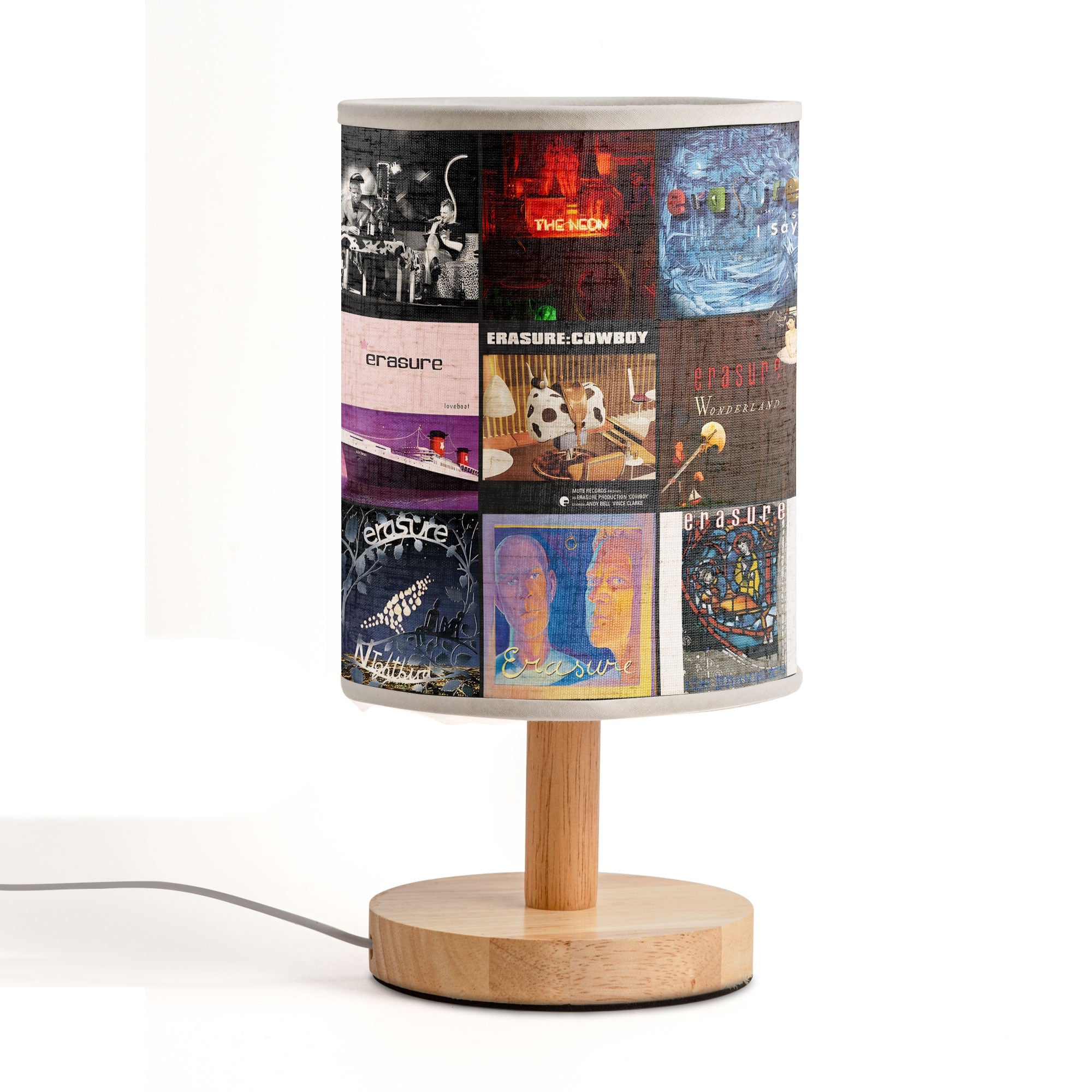Erasure Album Art Fabric Lamp Synthpop Music Home Decor
