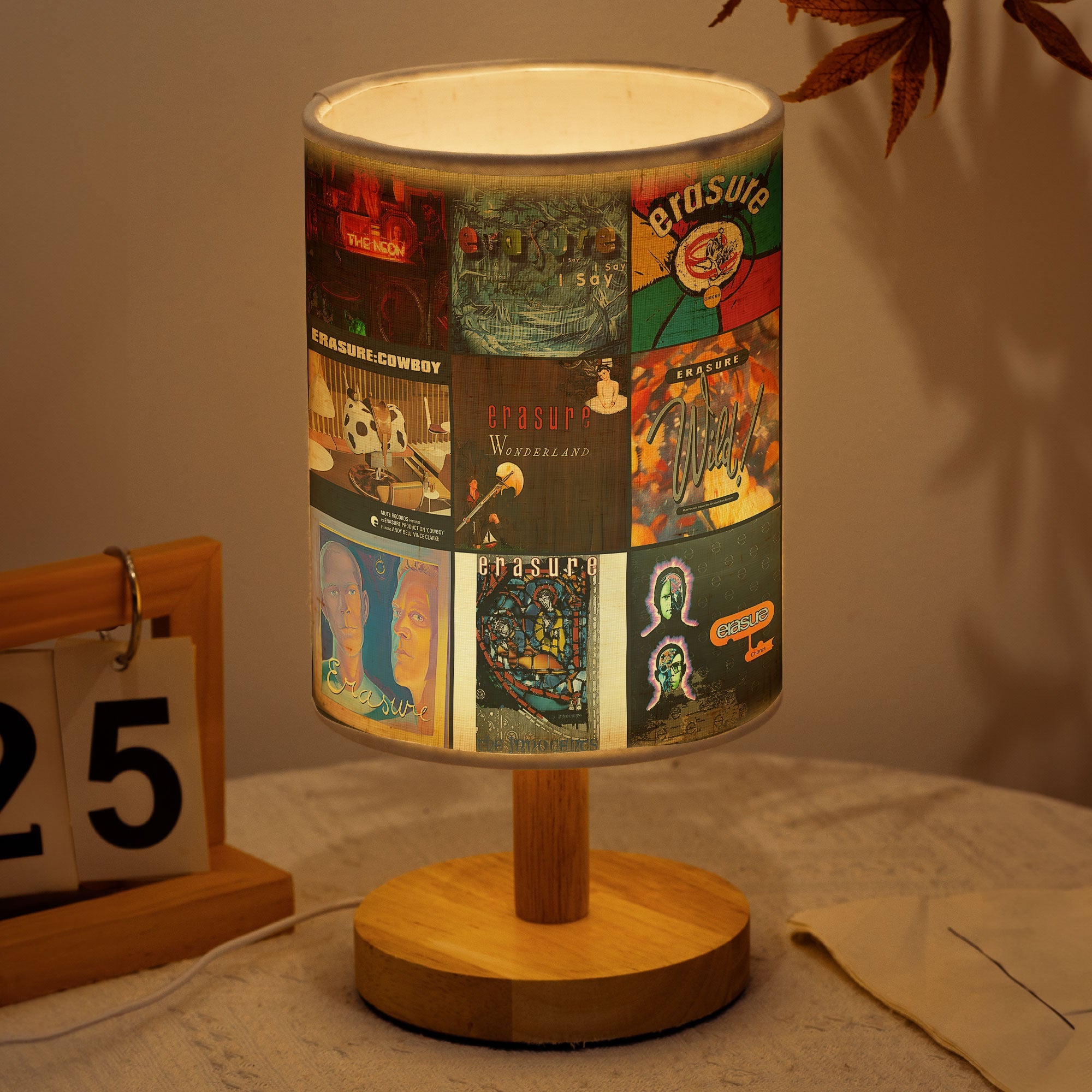 Erasure Album Art Fabric Lamp Synthpop Music Home Decor