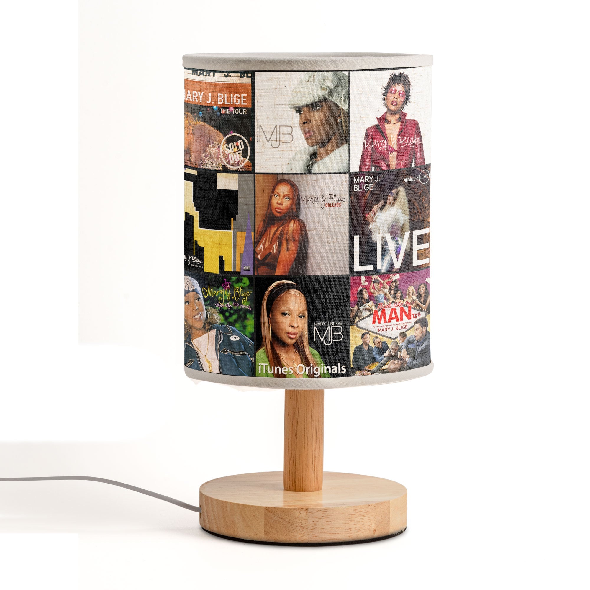 Mary J. Blige Album Art Fabric Lamp R&B & Soul Music Home Decor