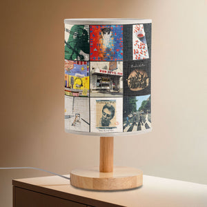 Paul McCartney Album Cover Collage Fabric Lamp