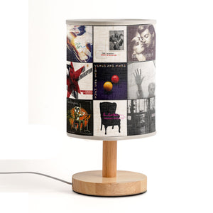 Paul McCartney Album Cover Collage Fabric Lamp