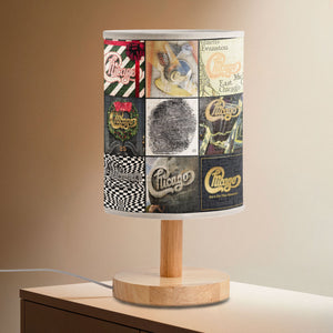 Chicago Album Fabric Lamp A Classic Glow for True Fans
