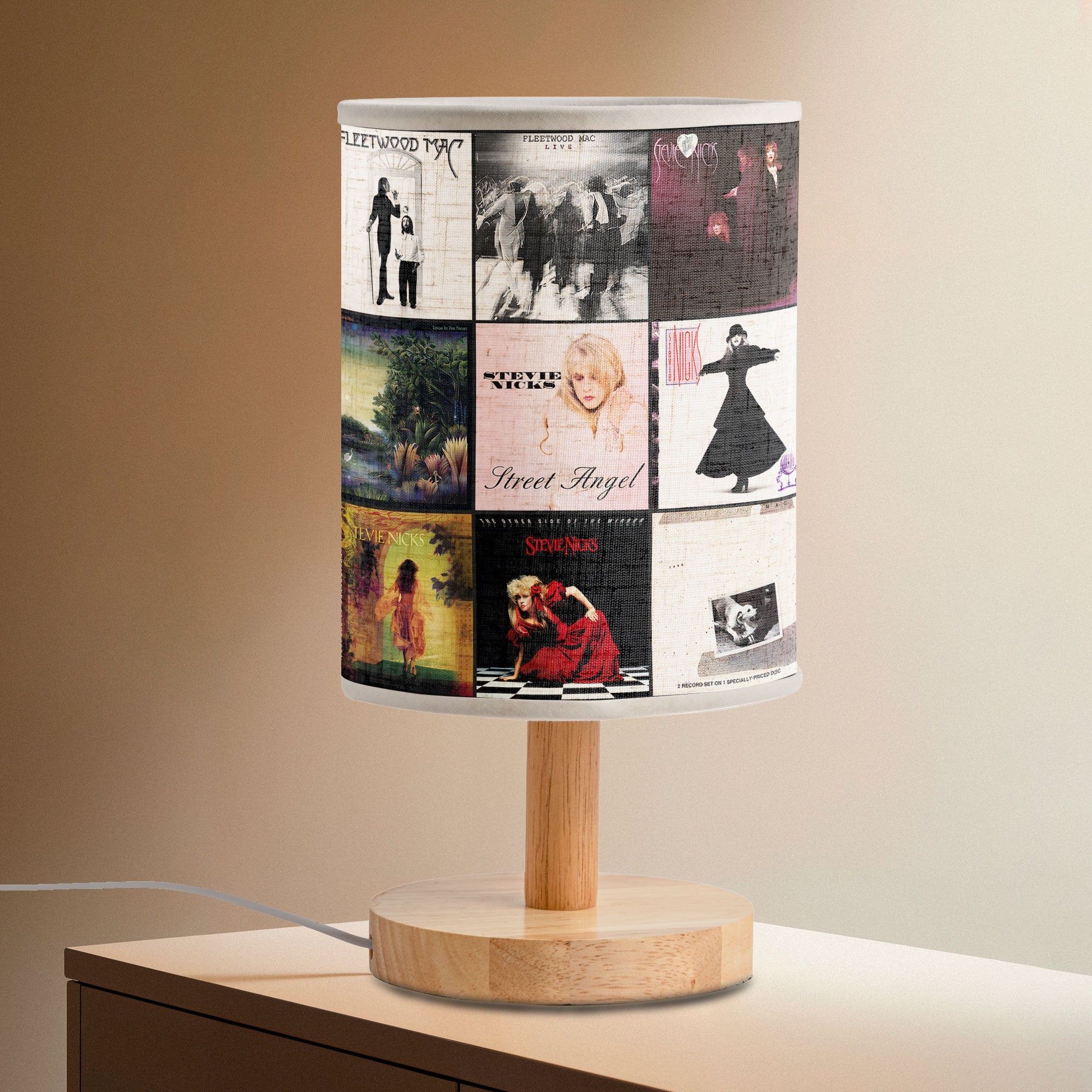 Stevie Nicks Album Fabric Lamp Light Up the Magic